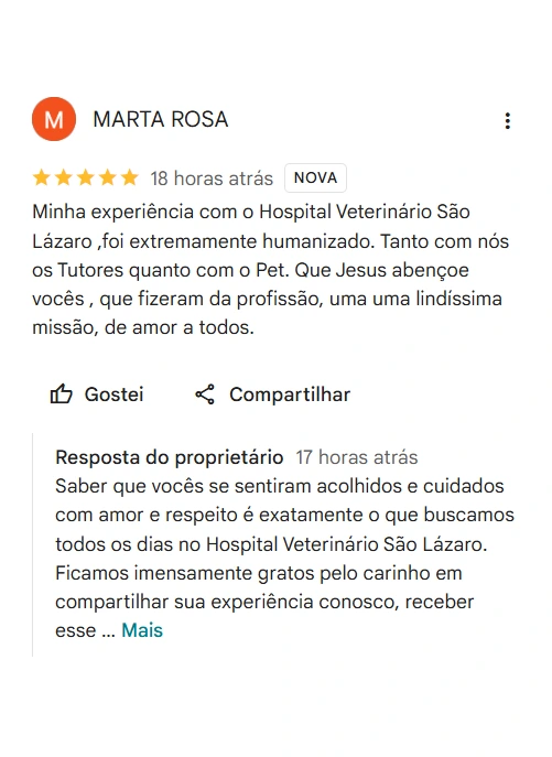 Avaliação 5 estrelas